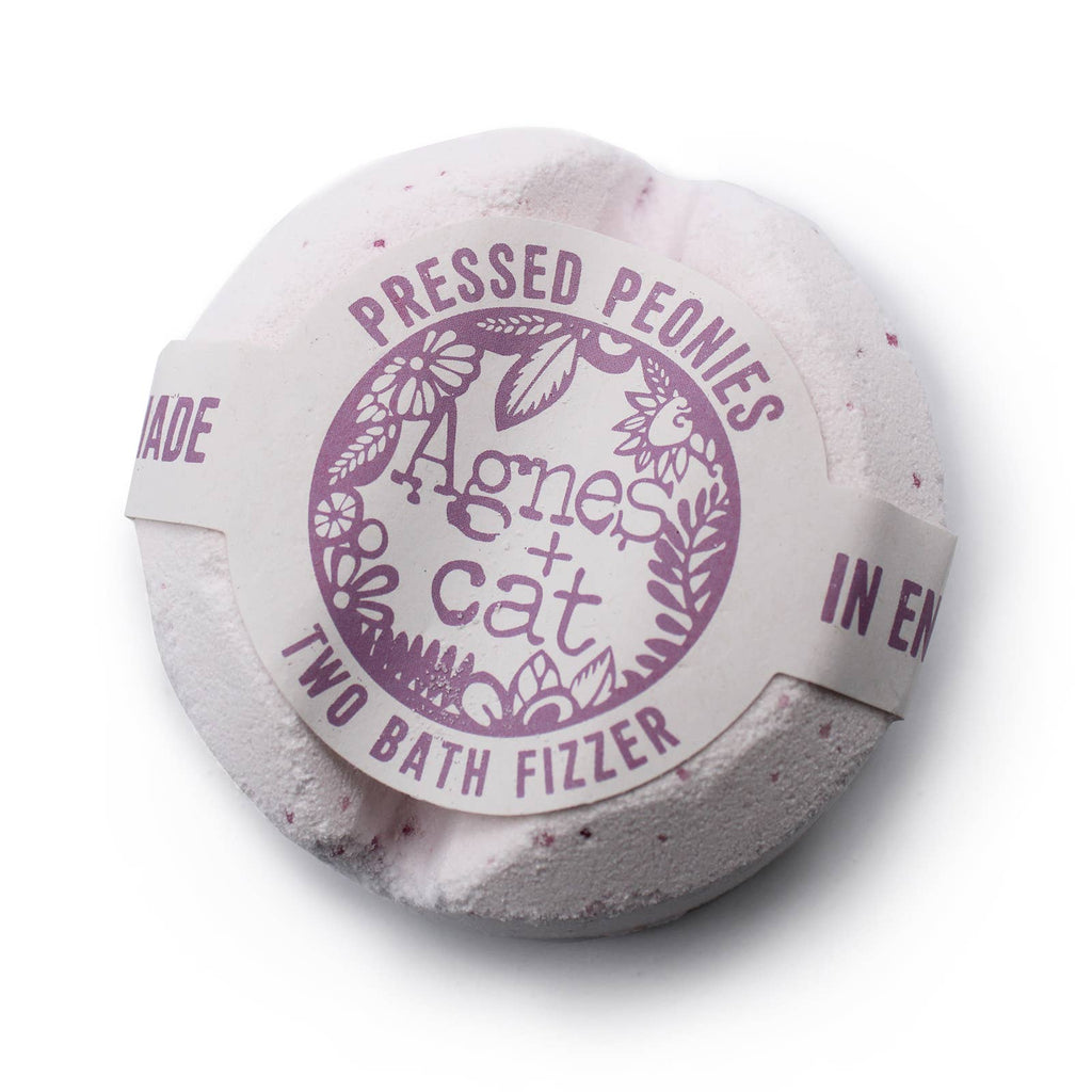 Agnes + Cat - 210g Bath Fizzer Fresh - Pressed Peonies