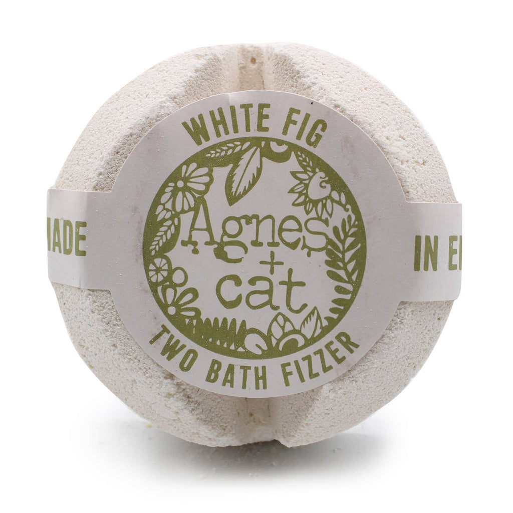 Agnes + Cat - 210g Bath Fizzer Fresh - White Fig