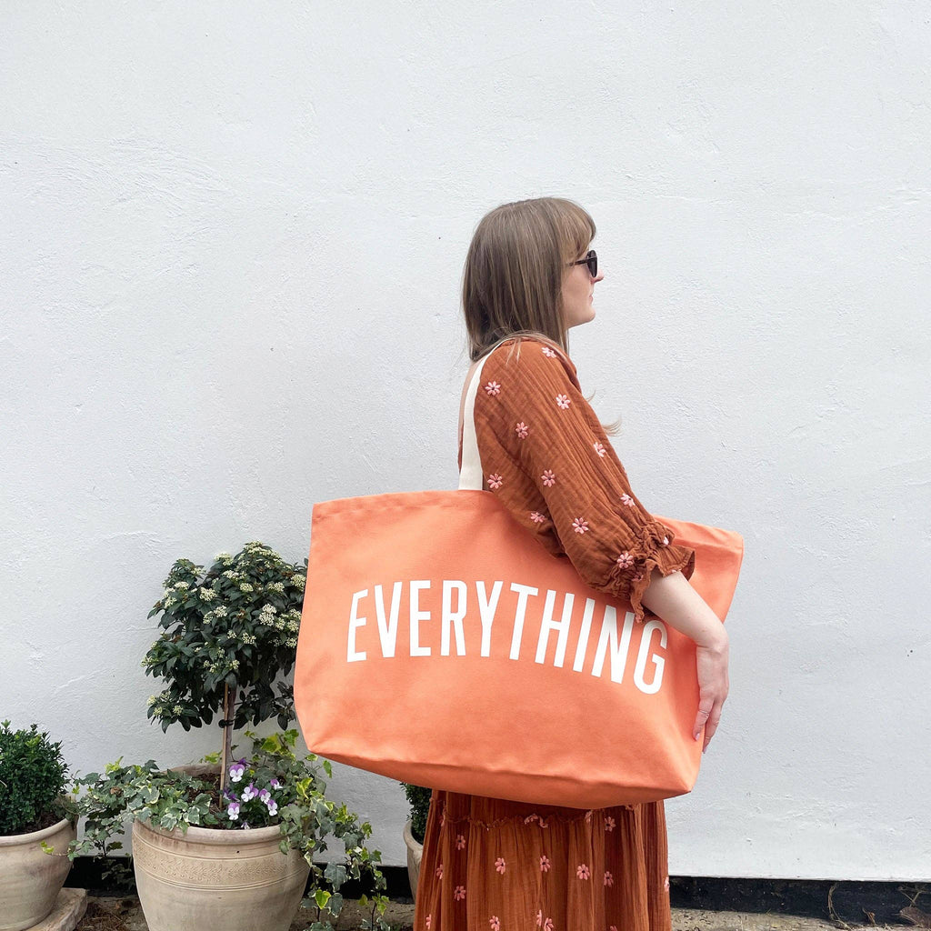 Alphabet Bags - Everything - Peach REALLY Big Bag