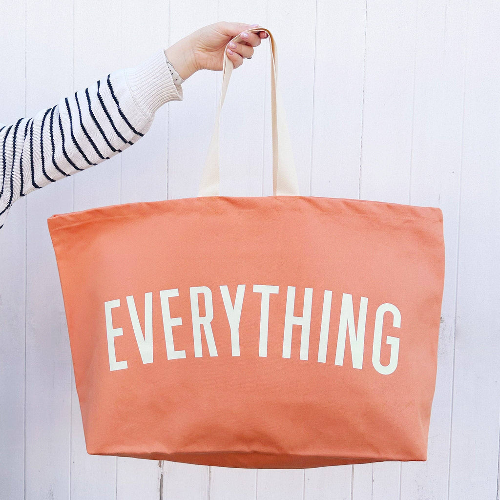 Alphabet Bags - Everything - Peach REALLY Big Bag