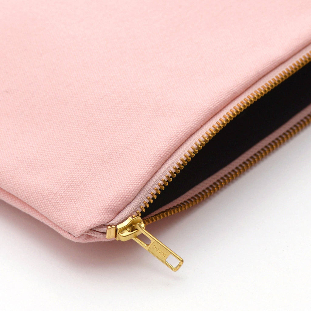 Alphabet Bags - Exceptionally Wonderful Human - Blush Pink Pouch