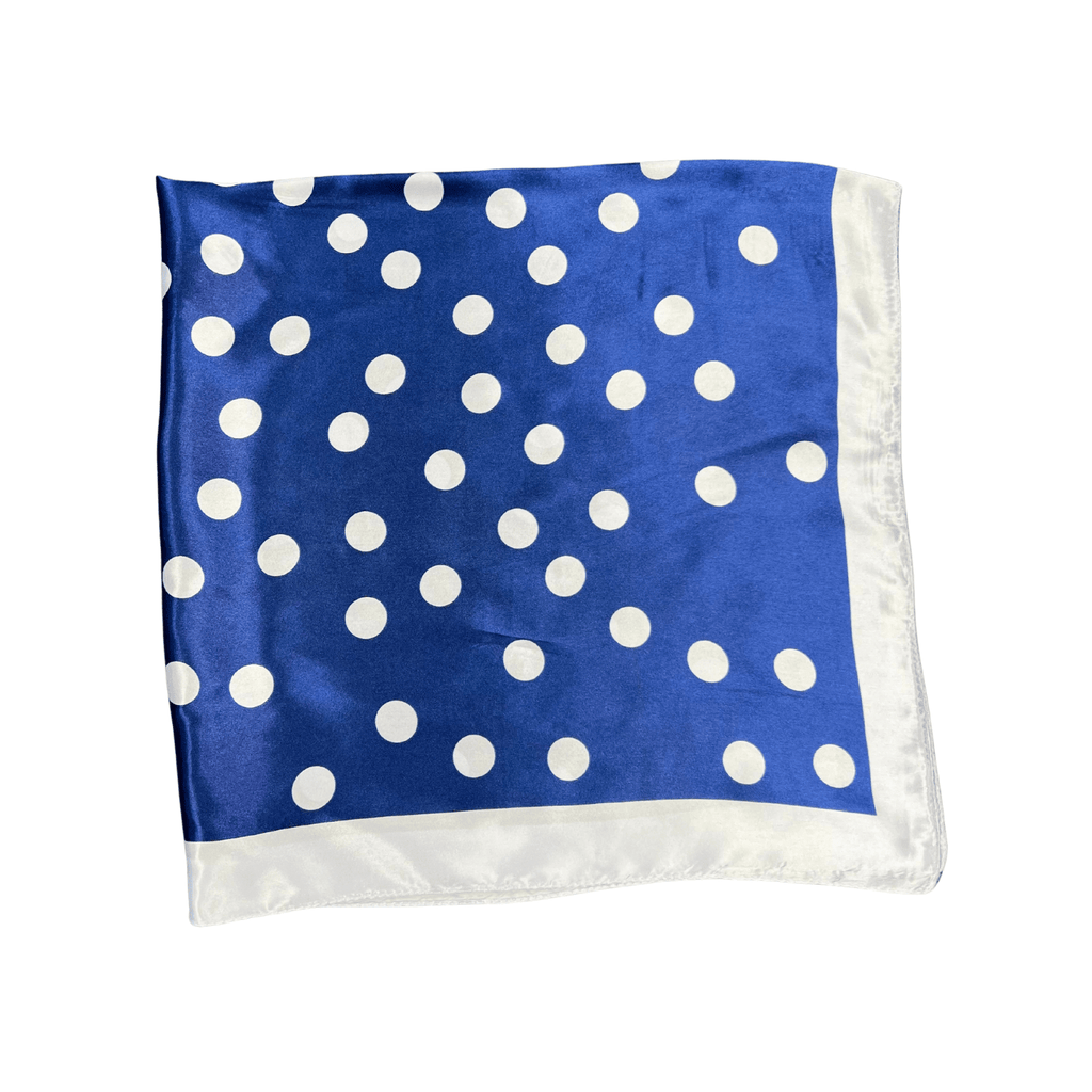 Lili Scarves - Polka Dot Pattern Silk Touch Square Scarf