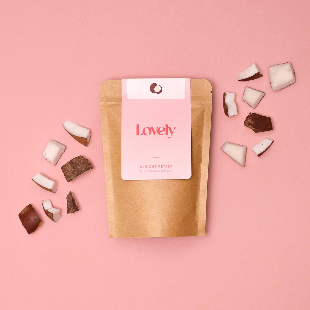 Lovely Skincare - Bath Salts - Alright Petal? - Coconut Blossom