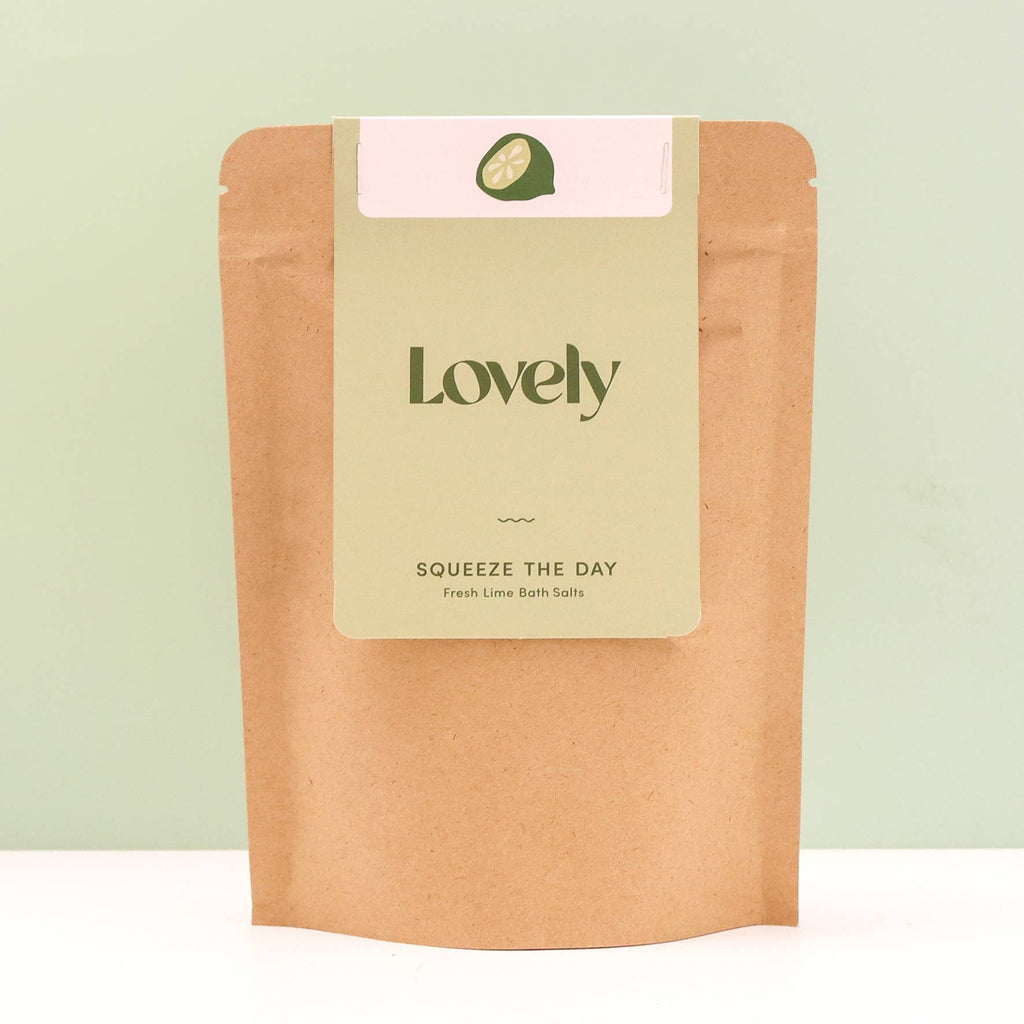 Lovely Skincare - Bath Salts - Squeeze the Day - Fresh Lime