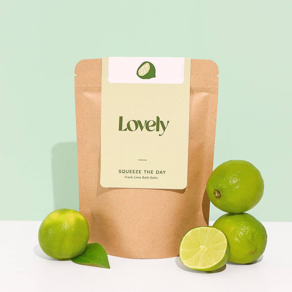 Lovely Skincare - Bath Salts - Squeeze the Day - Fresh Lime