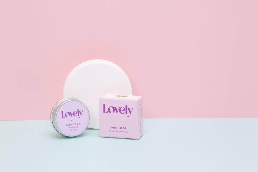 Lovely Skincare - Lip Balm - Mint to Be - Peppermint Vanilla