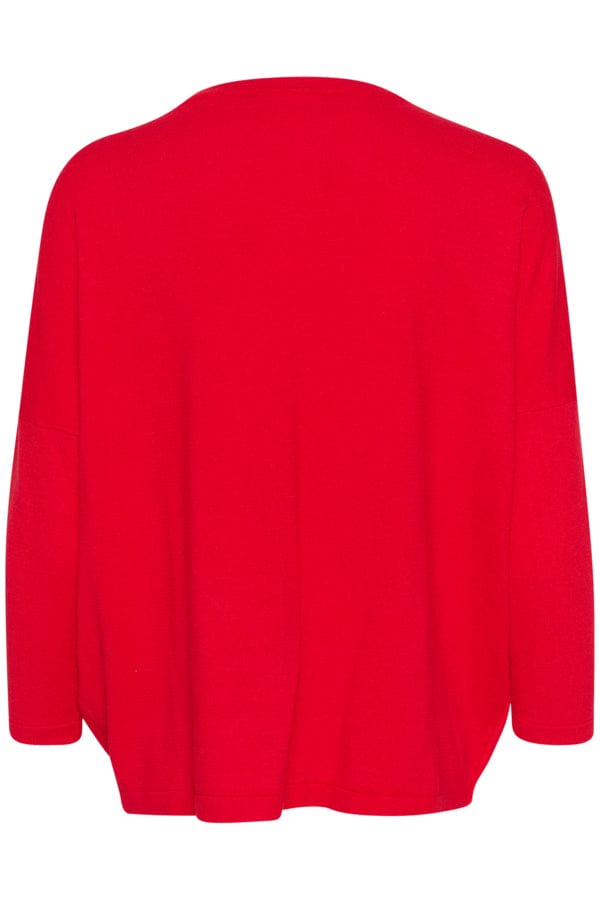 Saint Tropez Star Jumper Red Pink