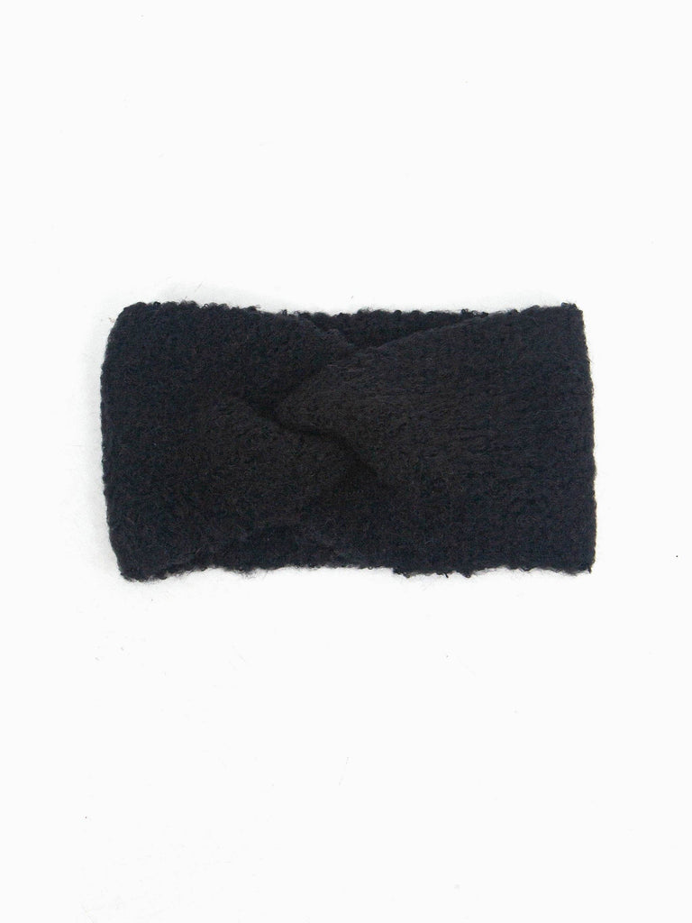 Sarta Accessories - Bekka Twist Front Headband - Black One-size