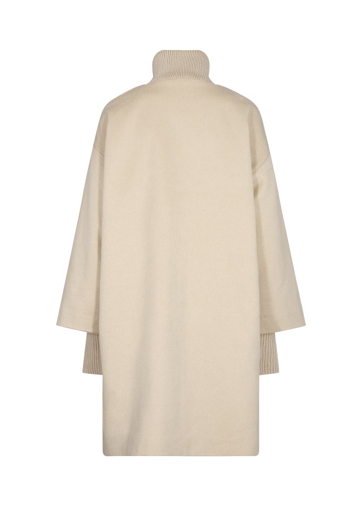 Soya Concept Cocoon Coat Oatmeal